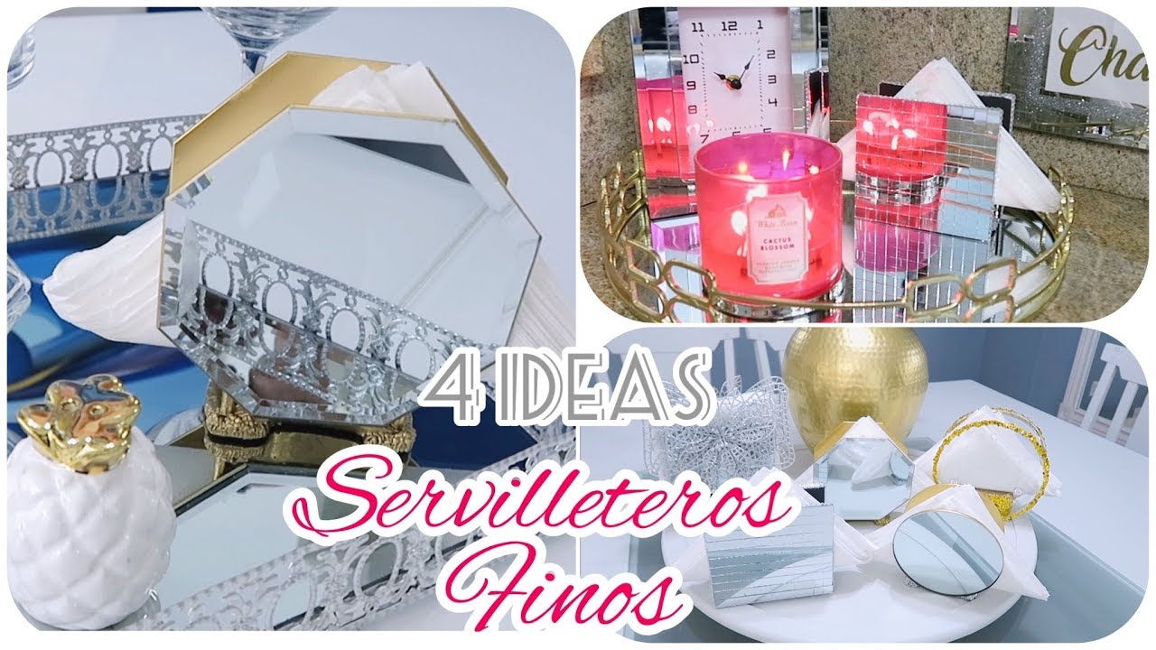 IDEAS PARA LA COCINA BARATISIMAS Y ELEGANTES  // DIY SERVILLETEROS