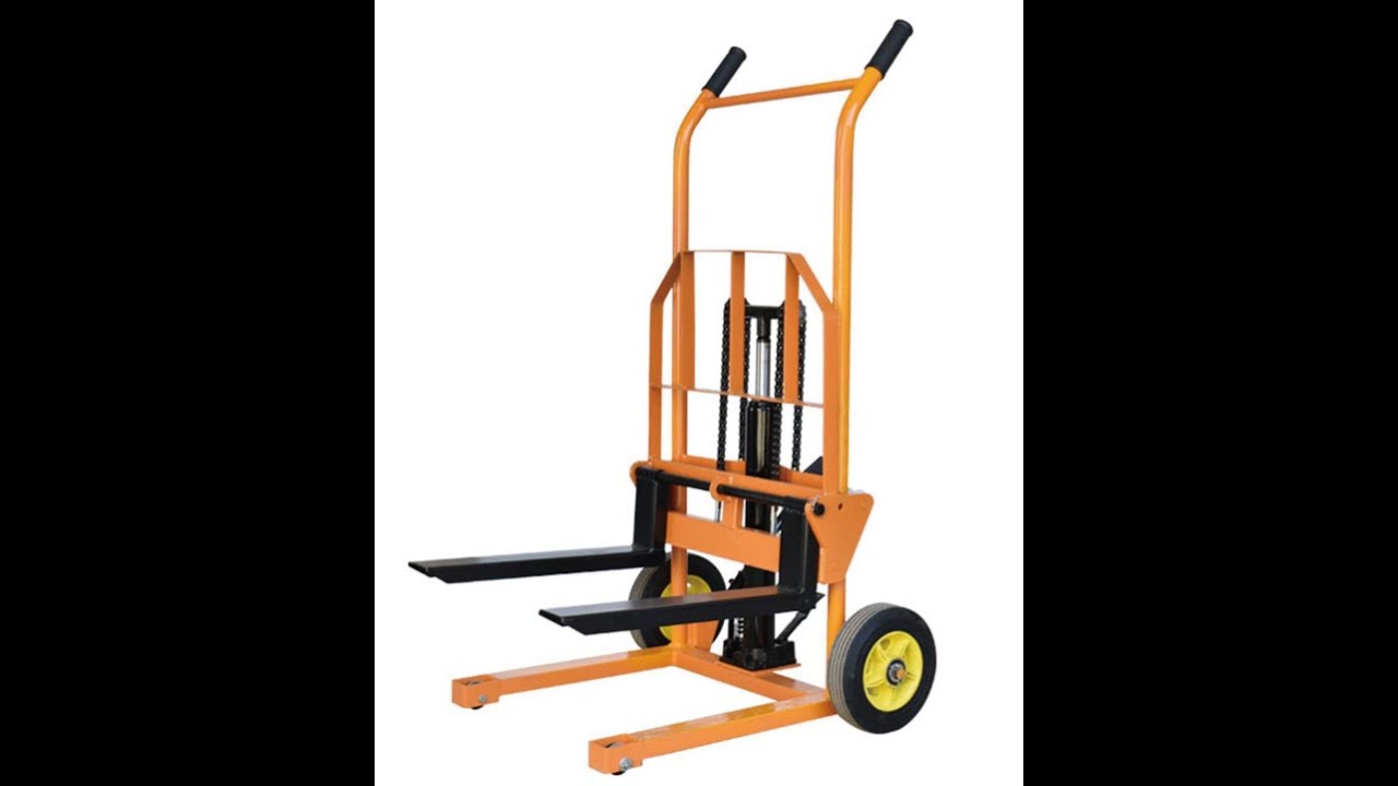 How to install the material lift winch stacker?