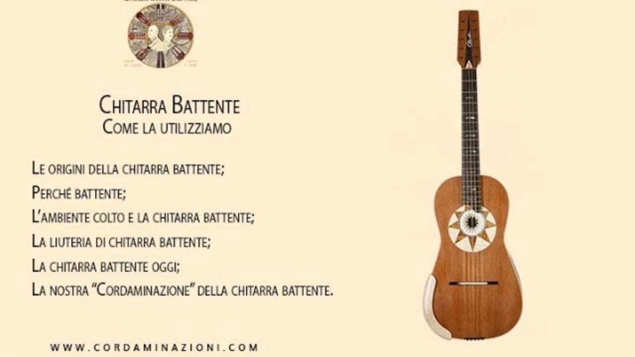 Chitarra battente - come la utilizziamo | Cordaminazioni