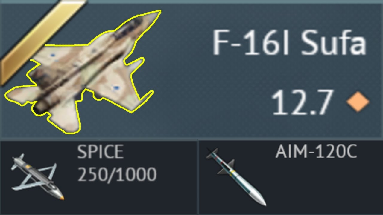 F-16I Sufa | War Thunder