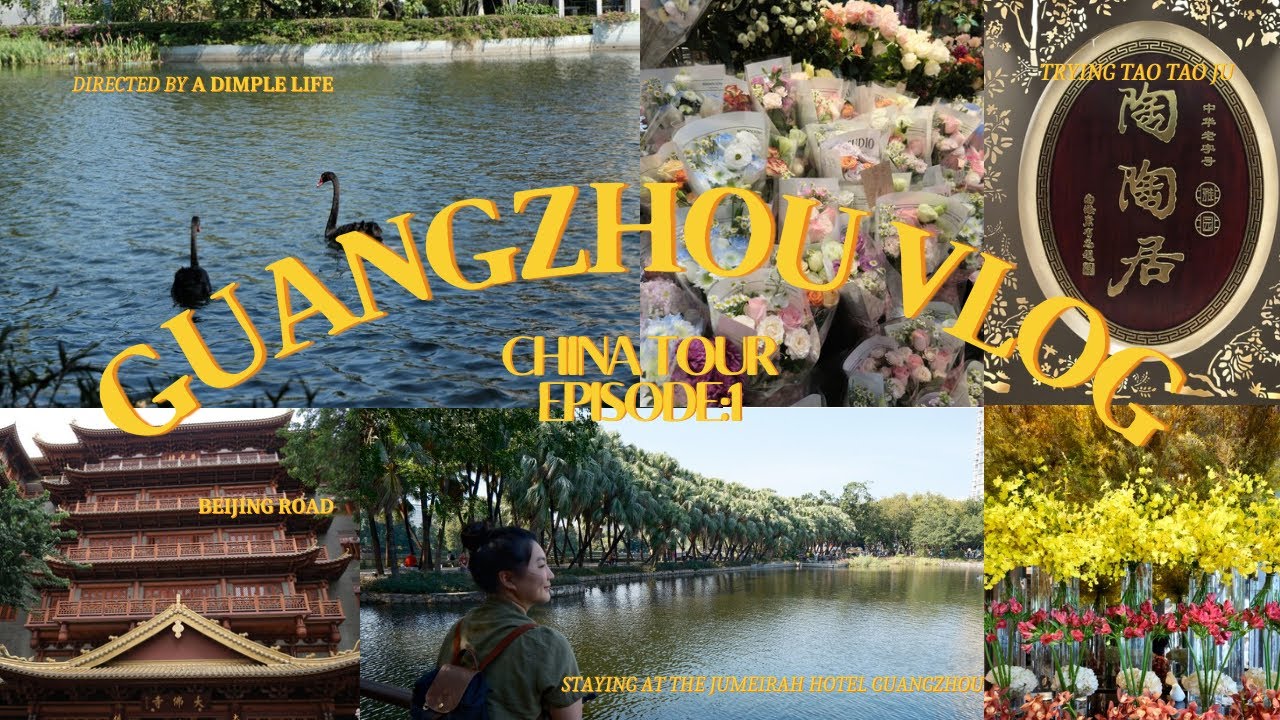 GUANGZHOU VLOG 🇨🇳 Our Stay at the Jumeirah Hotel 🏡eating our way through 🥟 exploring the city 🗺️