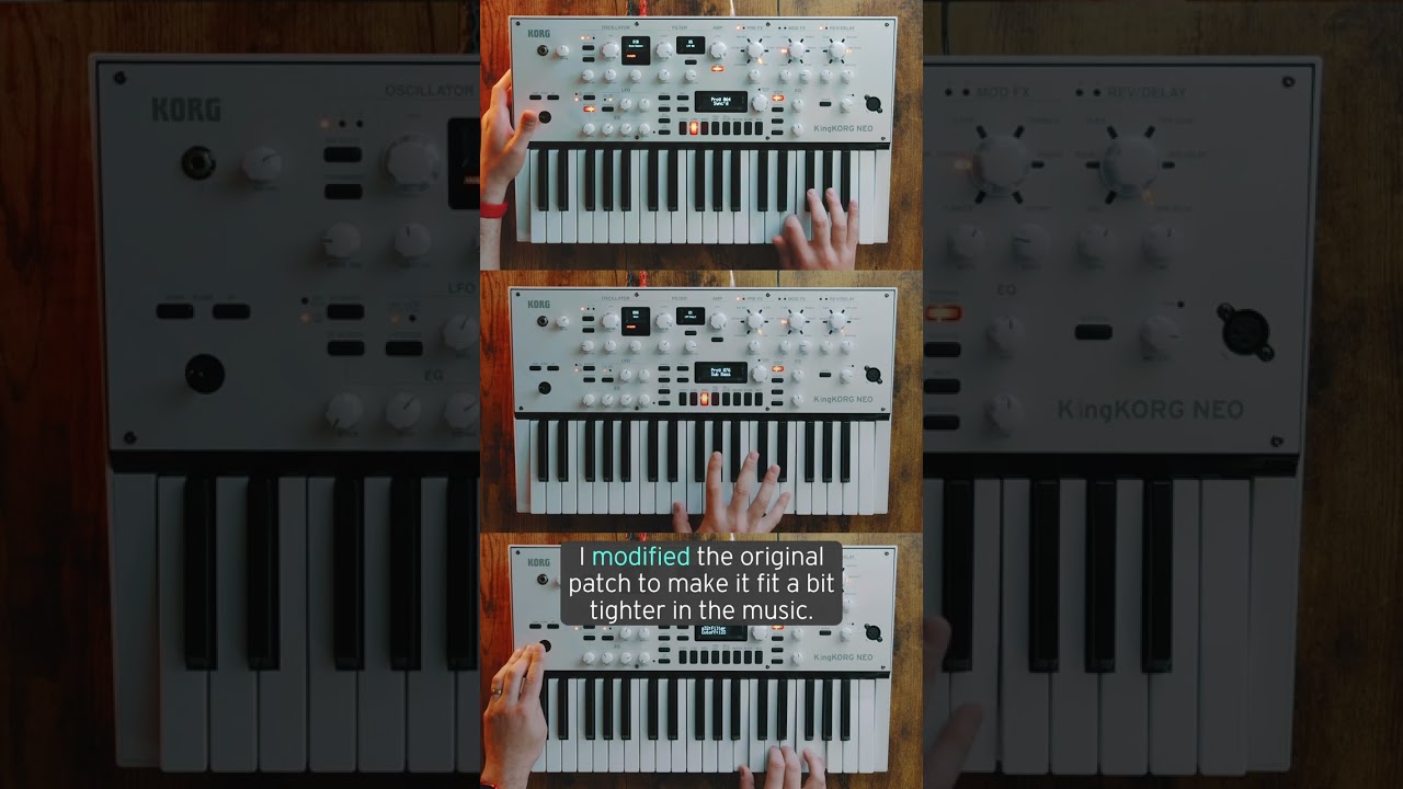 KingKORG NEO All Playing No Talking Nostalgic Video Game Synth Jam