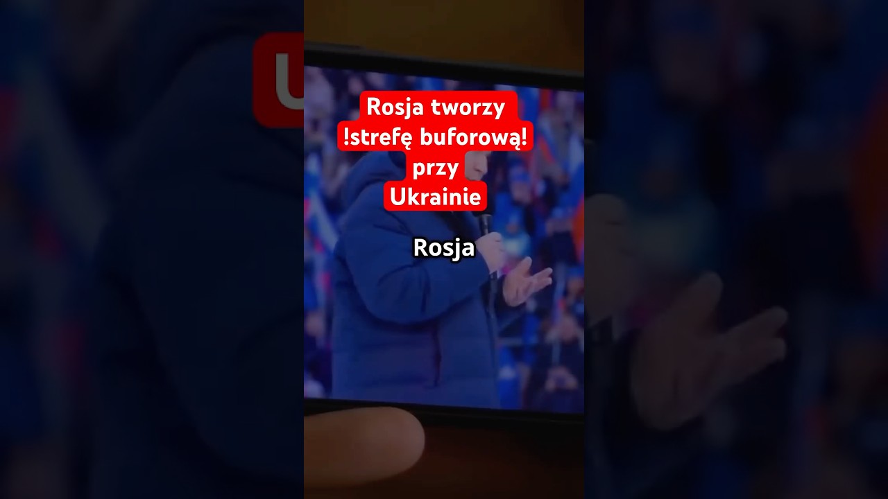 Rosja tworzy strefę buforową przy Ukrainie #news