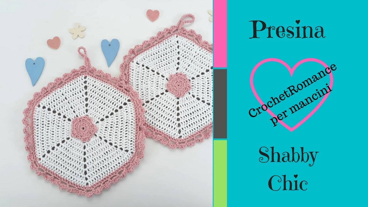 Presina uncinetto Shabby Chic per mancini