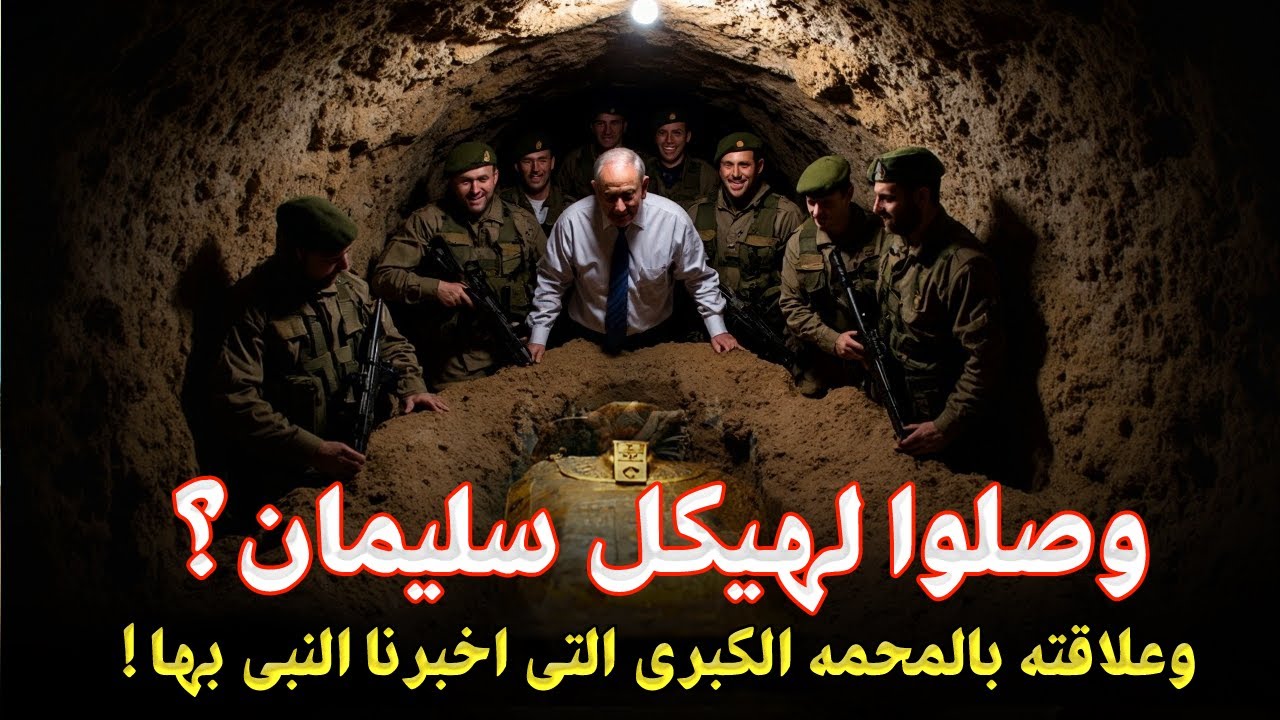 عثروا علي هيكل سيدنا سليمان بعد 3000 سنة من دفنه ! ويحاولون الآن اخراجه؟ وعلاقته بتابوت العهد العجيب