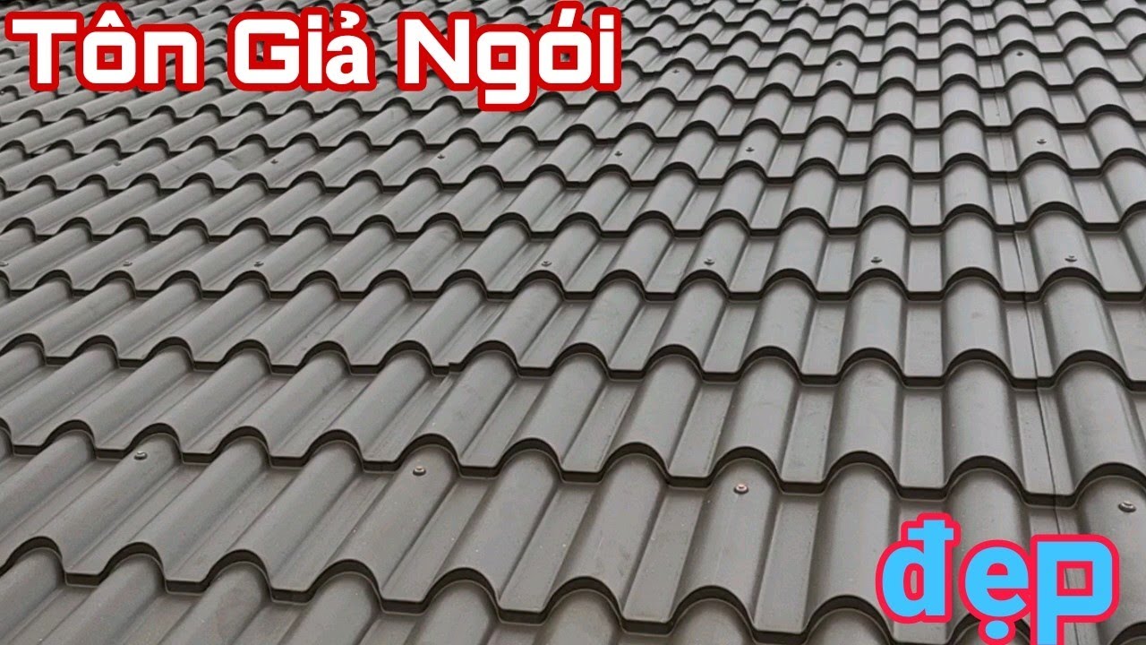 Lợp tôn giả ngói đẹp | review mái tôn giả ngói #2 | Cuộc sống thường ngày TV