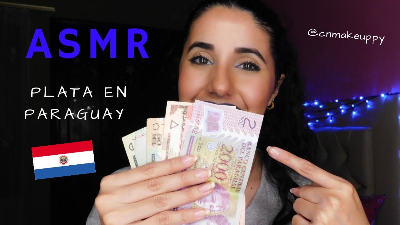 Asmr en español | Sonidos para dormir MONEDAS Y BILLETES DEL PARAGUAY | Tapping sounds | cnmakeuppy