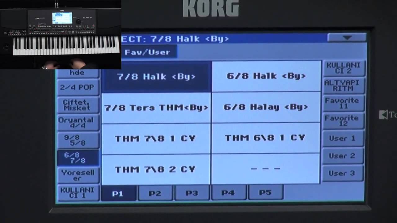 Pa600-KorgTR.SET Demo Part 2