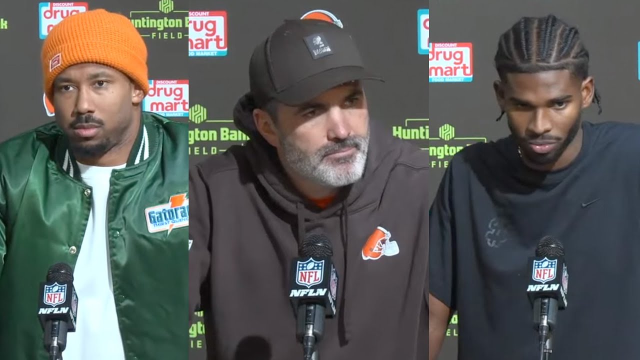 Kevin Stefanski, Shedeur Sanders, Myles Garrett Postgame Press Conference | November 30, 2025