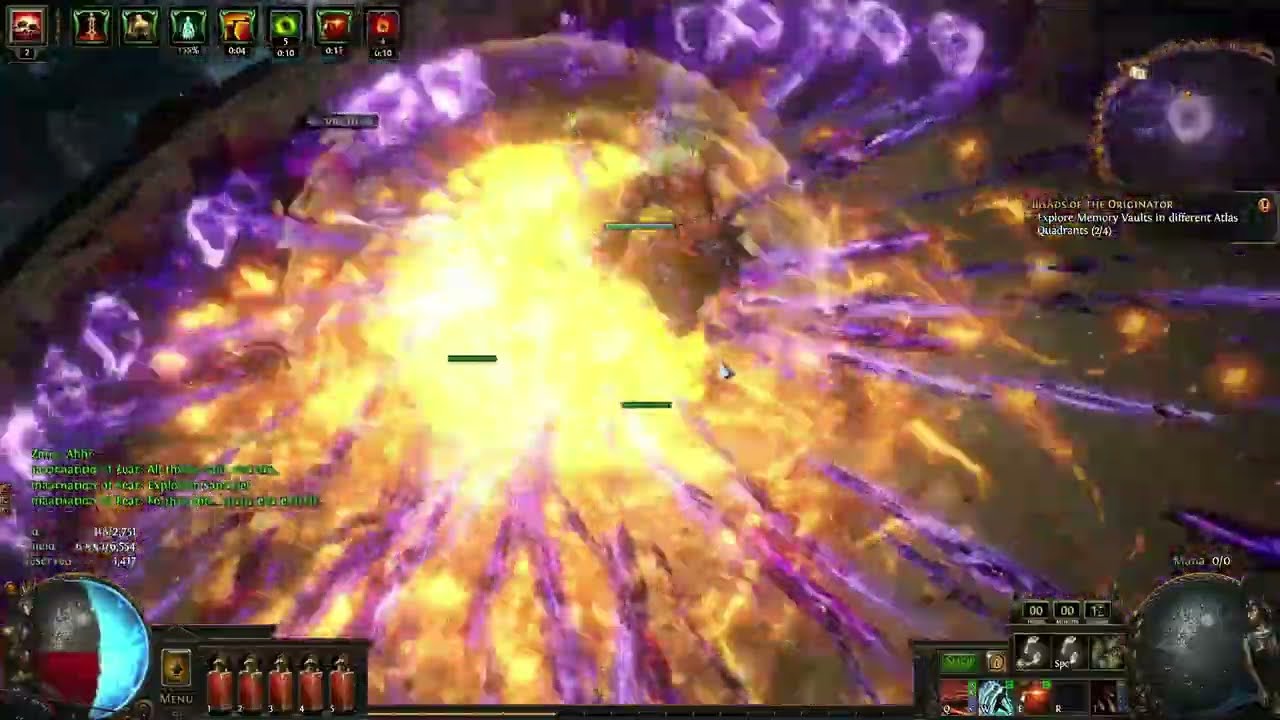POE 3.28 破壞者千智COC 刷圖 + 15波 + uber王
