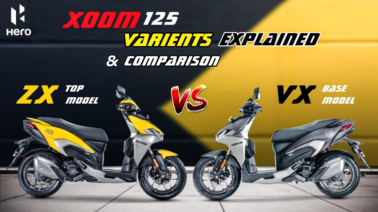 Hero Zoom 125 ZX vs VX🔥Top Model VS Base Model. Which One is Worth Your Money?#review#comparison#125