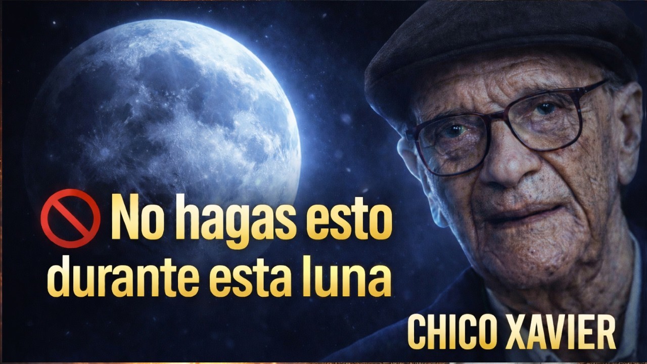 No hagas esto durante esta luna… podrías abrir una puerta espiritual peligrosa — Chico Xavier