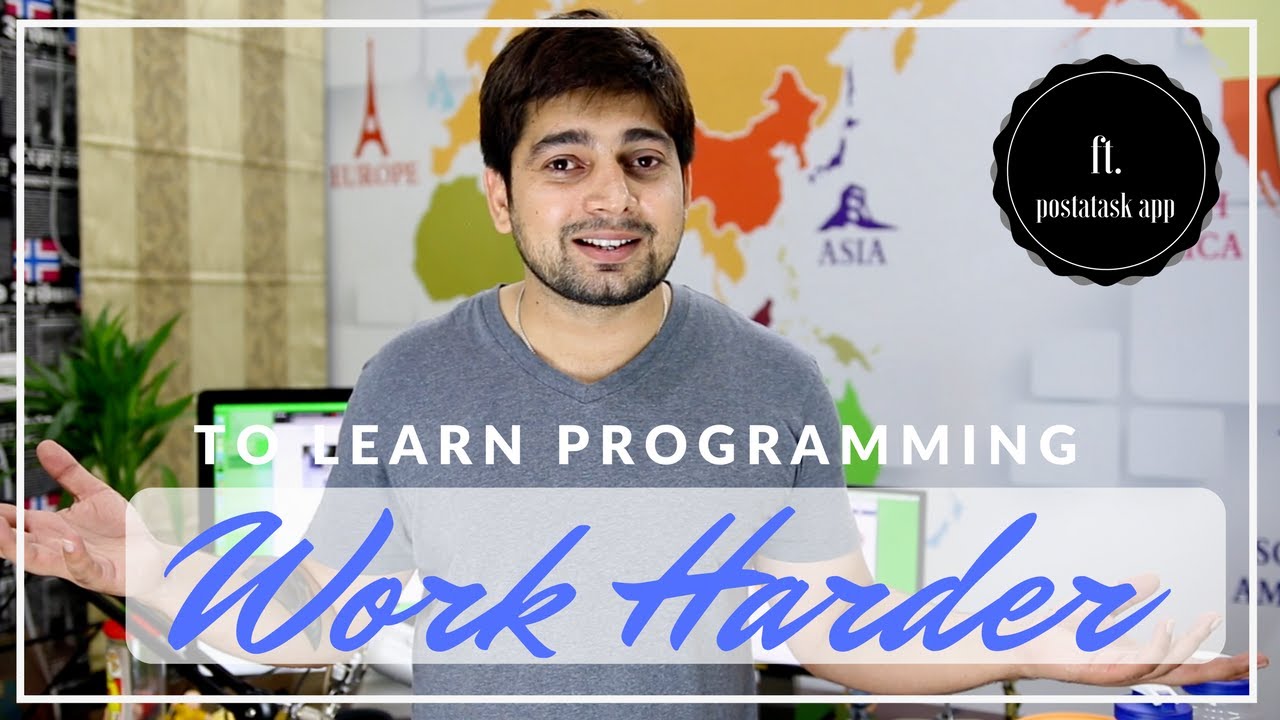 Are you working hard to learn programming - ft.  harrys app