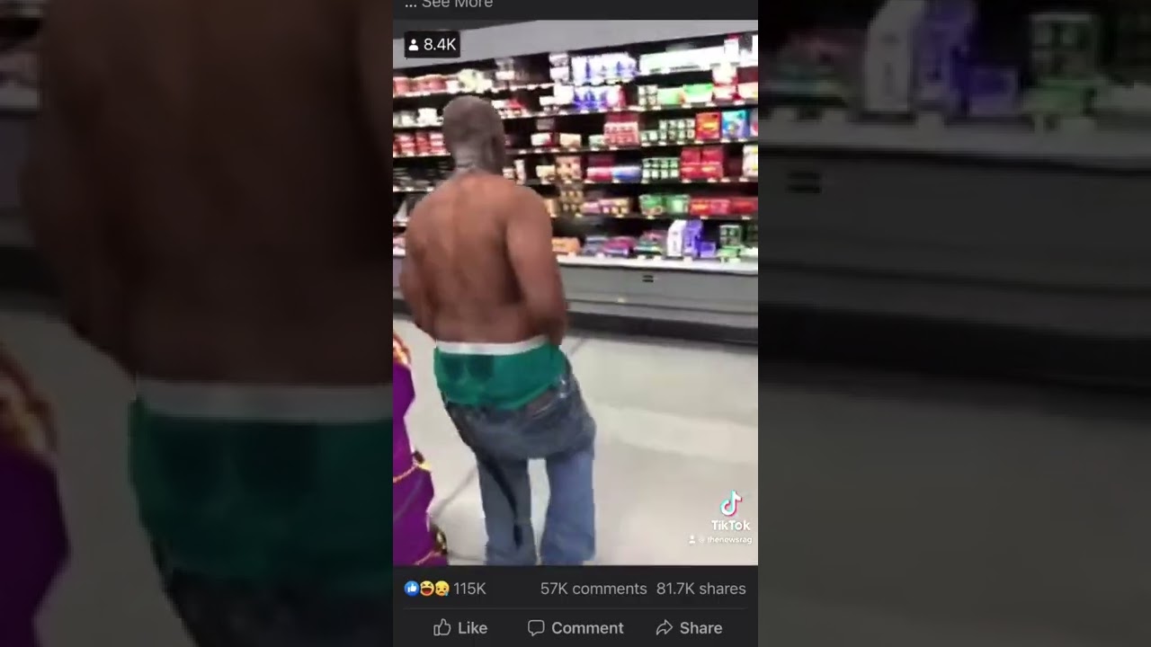 man goes crazy in local supermarket , pours milk on head , because food prices soar.