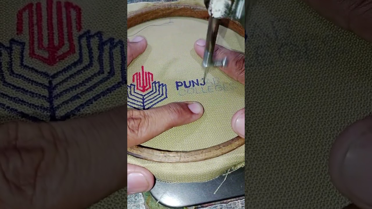 Punjab Colleges | how to Embroidery design 🧵