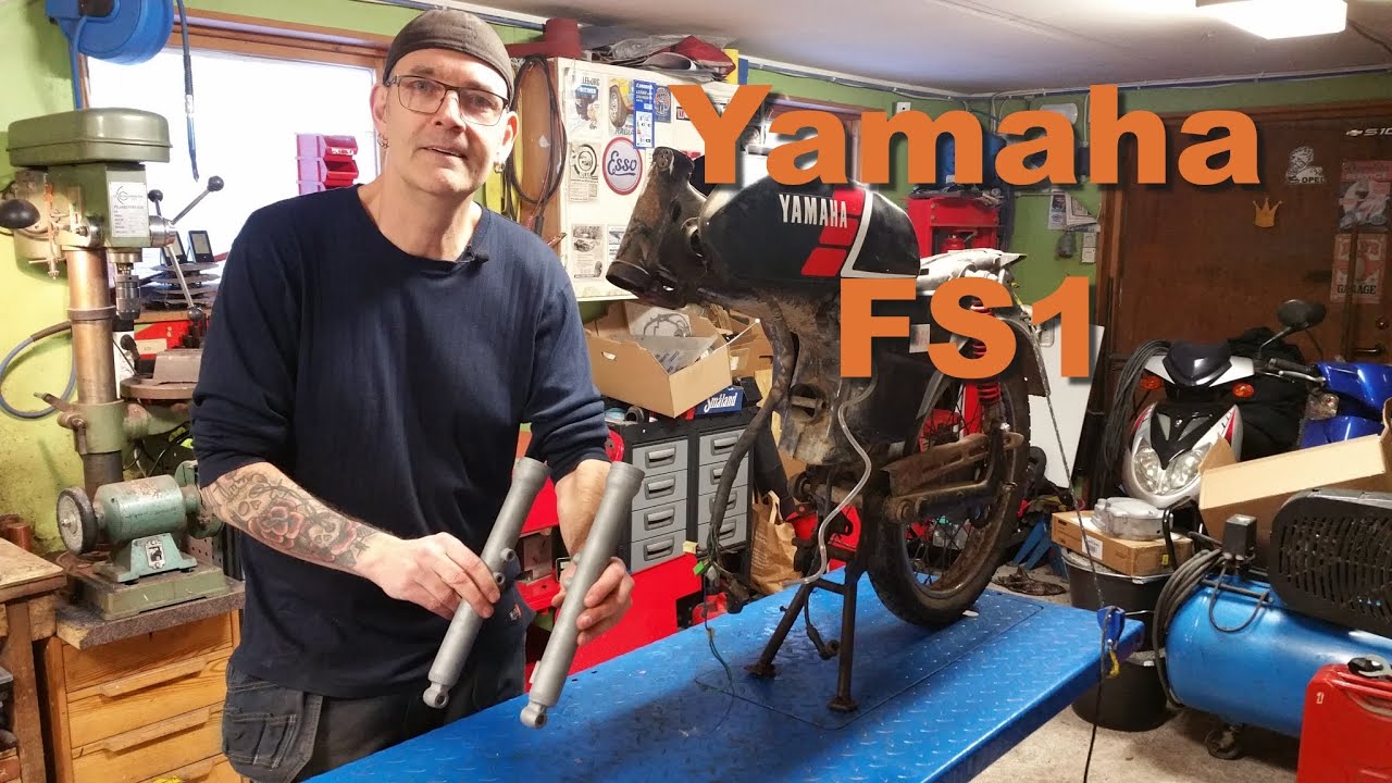 Yamaha fs1 - plockar isär framgaffeln och sandblästrar den,  hur illa är det ?