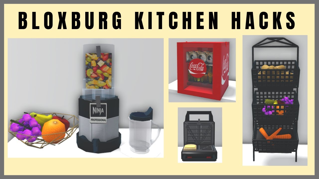Bloxburg KITCHEN HACKS building hacks/tips/ideas [ROBLOX