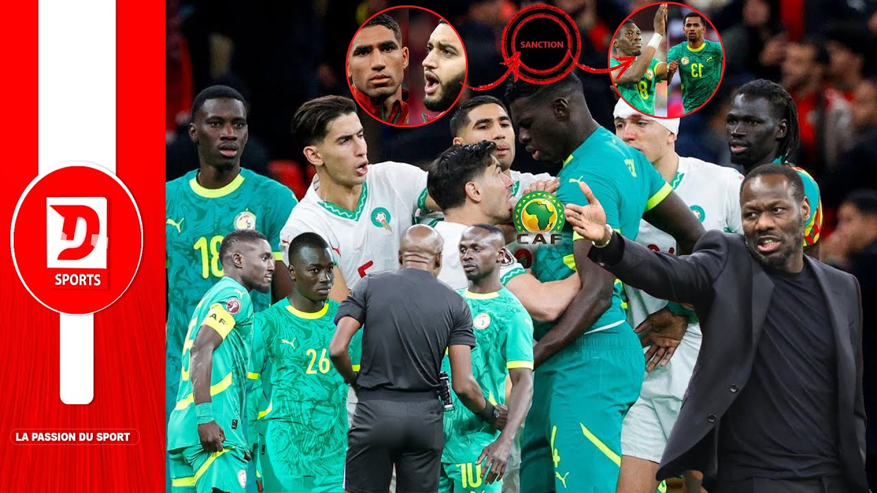 5 matchs de suspension pour Pape Thiaw : Le Maroc débouté et sanctionné