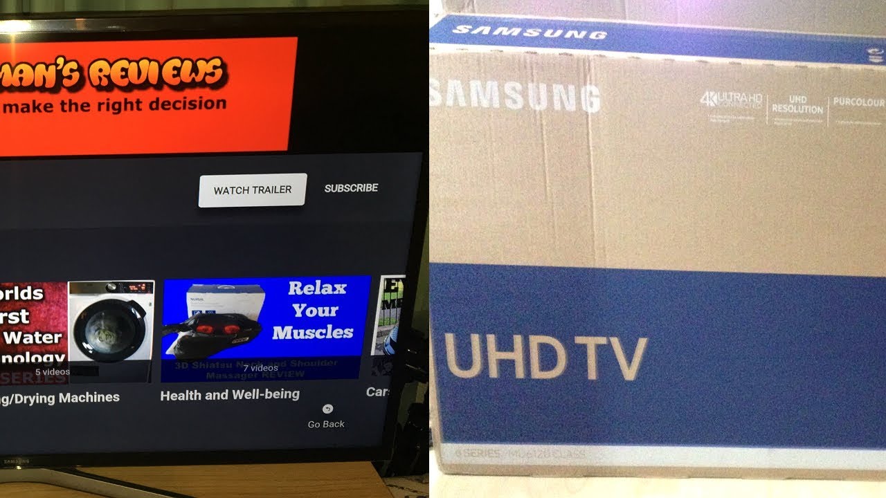 Samsung  UE40MU6120K 40 Inch 4K UHD Smart TV (2018) GrumpyMan's REVIEWS