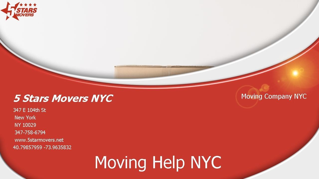 5 Stars Movers | Moving Help NYC 