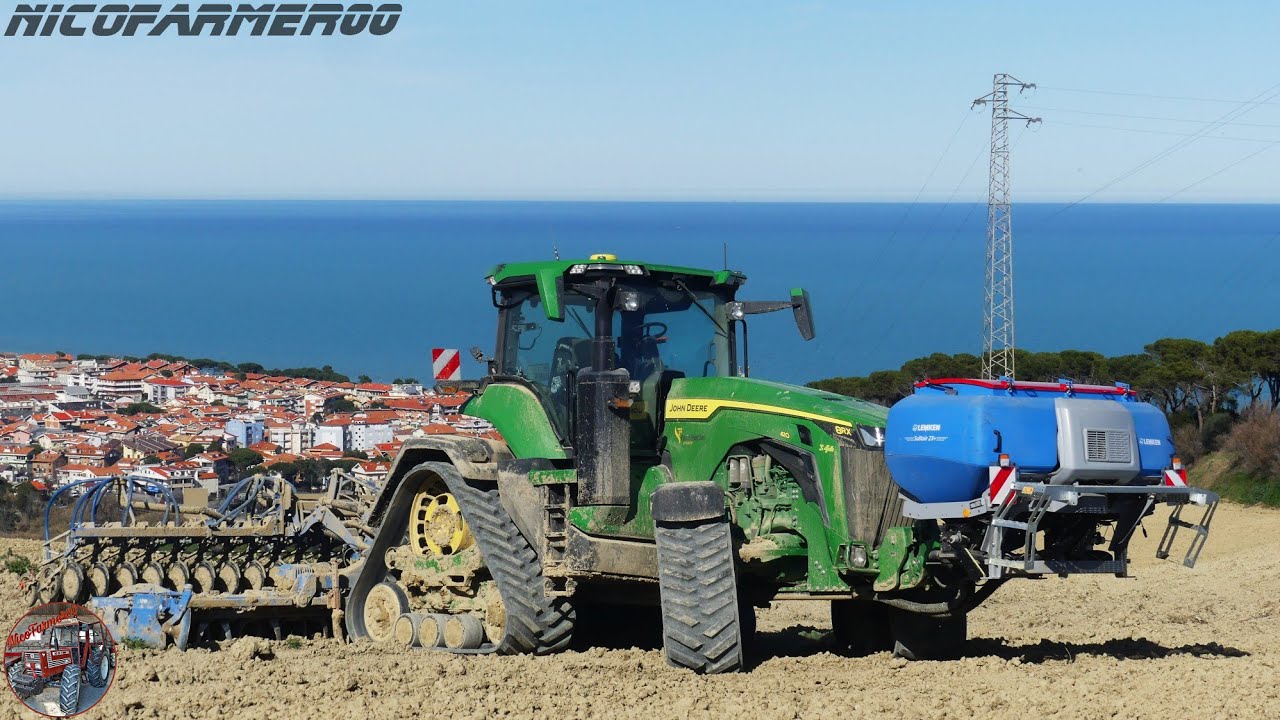 *TOP* | SEMINA ERBA MEDICA IN COLLINA | JOHN DEERE 8RX 410 + LEMKEN SOLITAIR 6 metri | Paci&Pagliari
