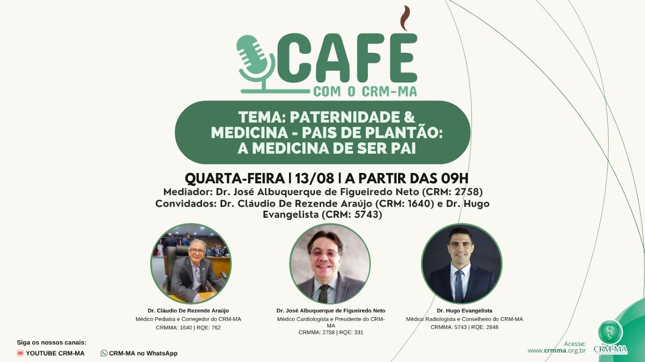 Café com CRM debate a importância da função paterna para o desenvolvimento do filho