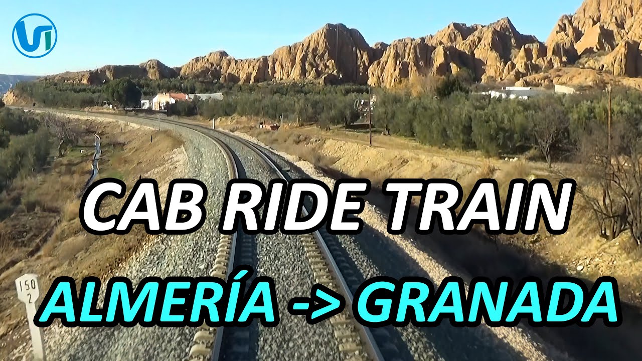 🌅 4K CAB RIDE: The Andalusian Odyssey | Almería to Granada✨ #videotrenintl