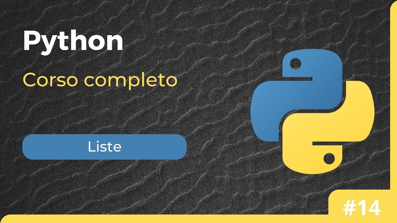 Corso Python - Le liste