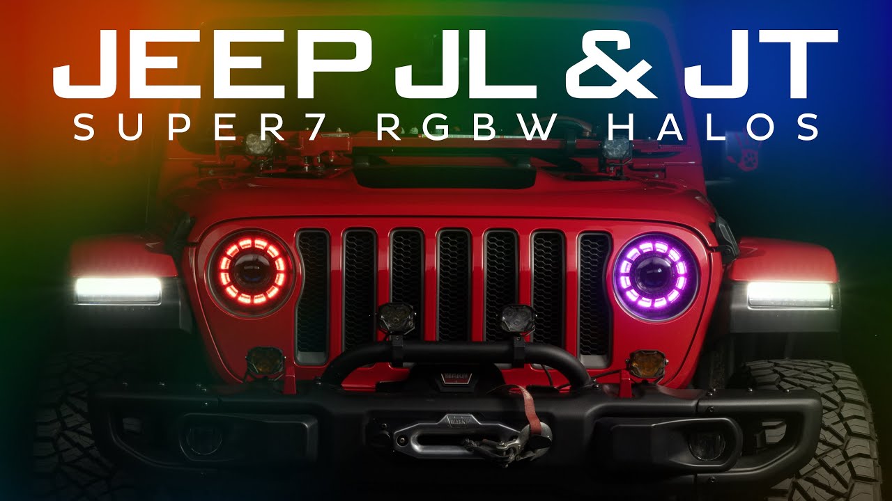 Представляем систему Morimoto Super7 RGBW Halo | Поднимите фары на новый уровень для своего Jeep ...