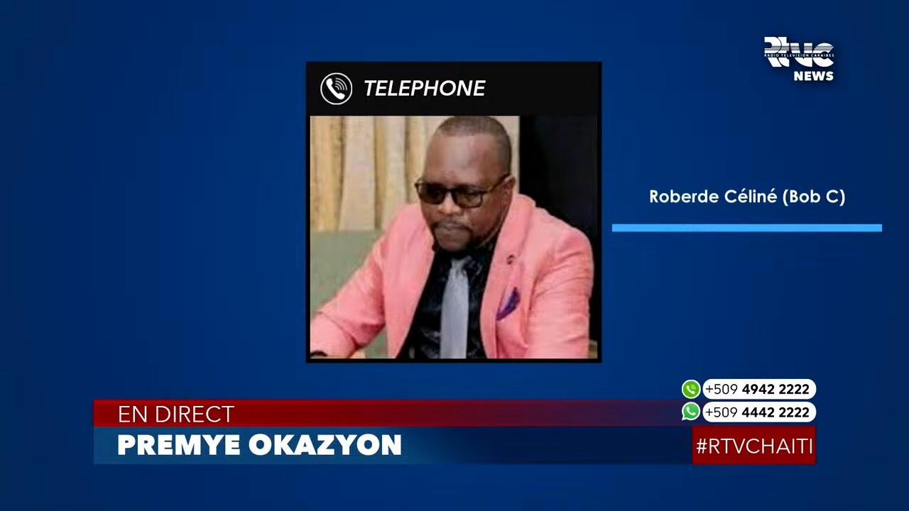 Nan yon kout entèvansyon, Robert Celiné(BOB C) denonse kòripsyon ak enjistis kap vale tèren an Ayiti