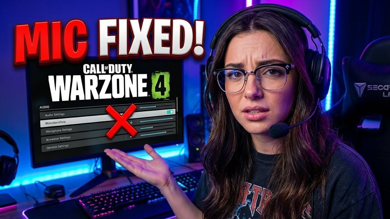 Как исправить проблему с неработающими микрофоном и голосовым чатом в COD Warzone 4