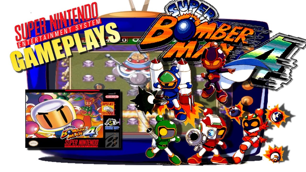 Super Bomberman 4 [SNES] - 100%