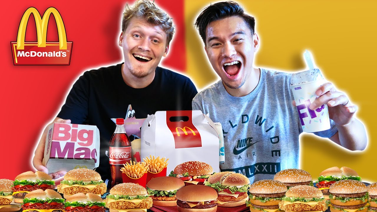 Jiedel Tries McDonalds Menu!