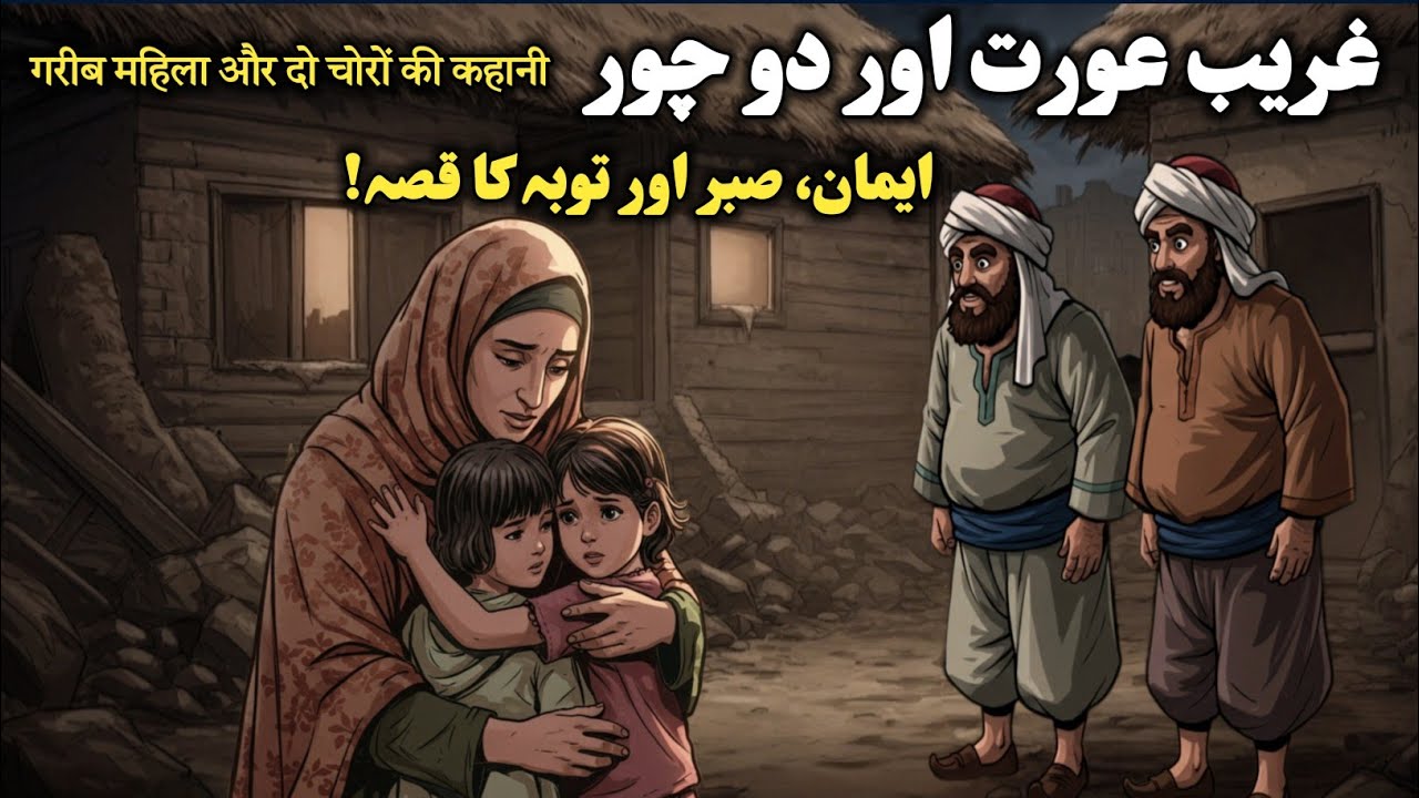 Ghareeb Aurat Aur Do Chor Ka Kissa~Urdu Hindi Moral Stories~ Urdu Novel Moral Stories~Dilkash Kahani