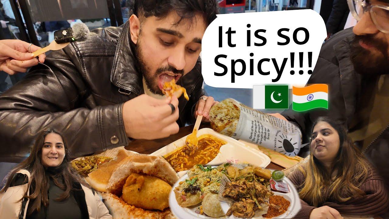 PAKISTANI Trying MUMBAI Street Food with INDIANS!