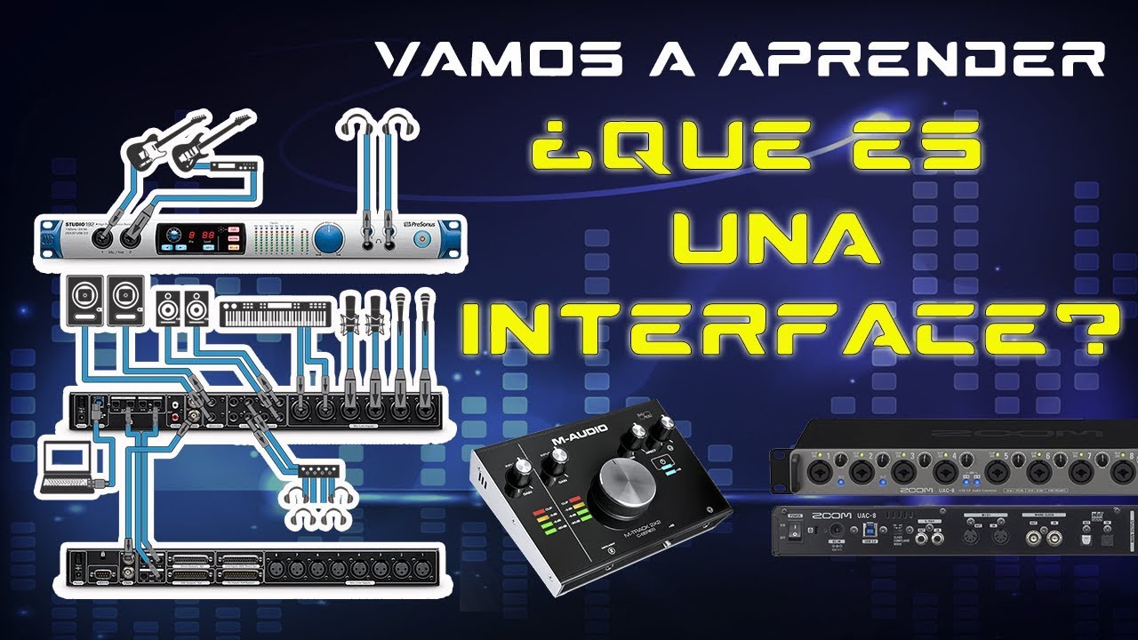 interfaz de audio &iquest;Para que sirven? y &iquest;Cuantos tipos hay?💻
