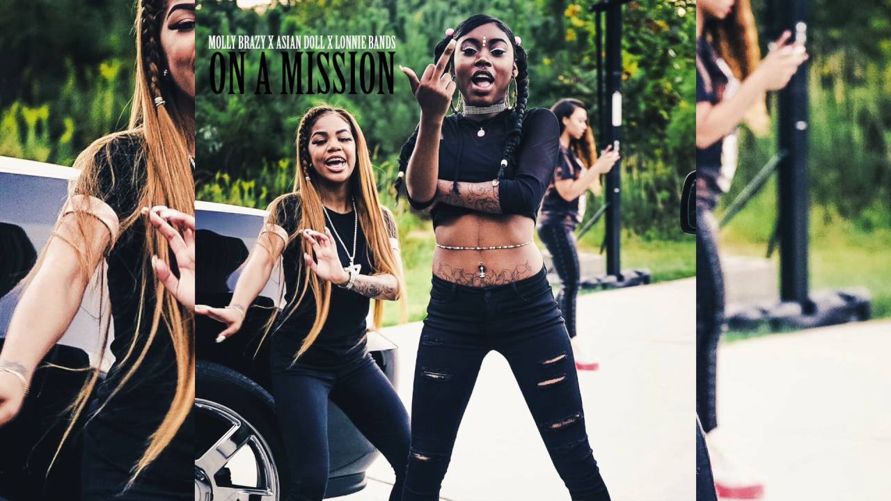 Molly Brazy x BandGang Lonnie x Asian Doll - On A Mission (Official Audio Video)