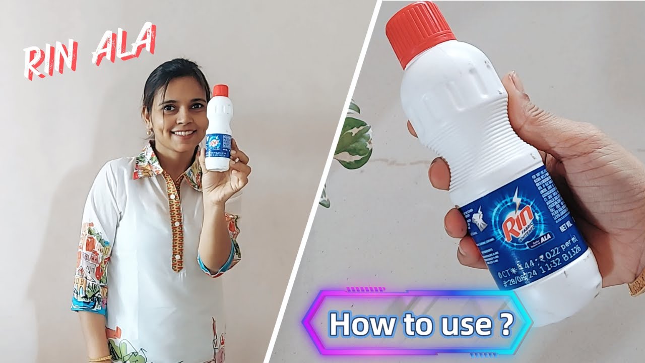 RIN Ala Fabric Whitener Review & Demo | How to use RIN Ala Fabric Whitener in Hindi