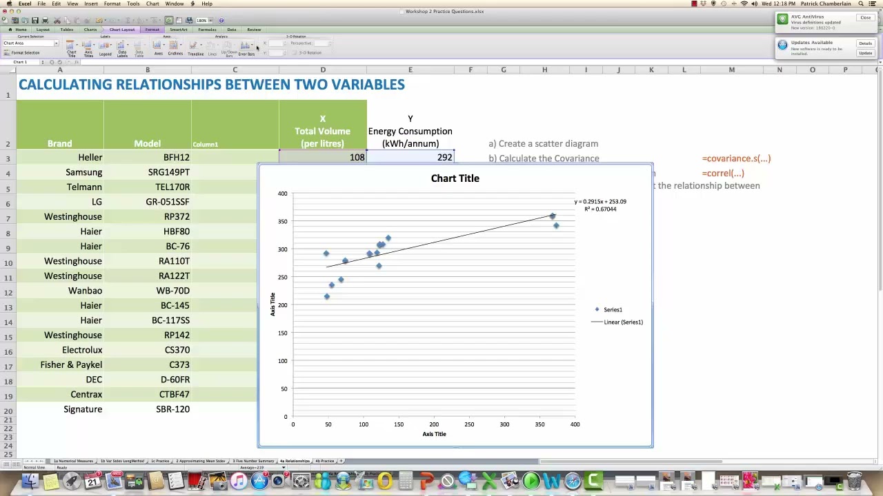 iLecture   correlation and covariance