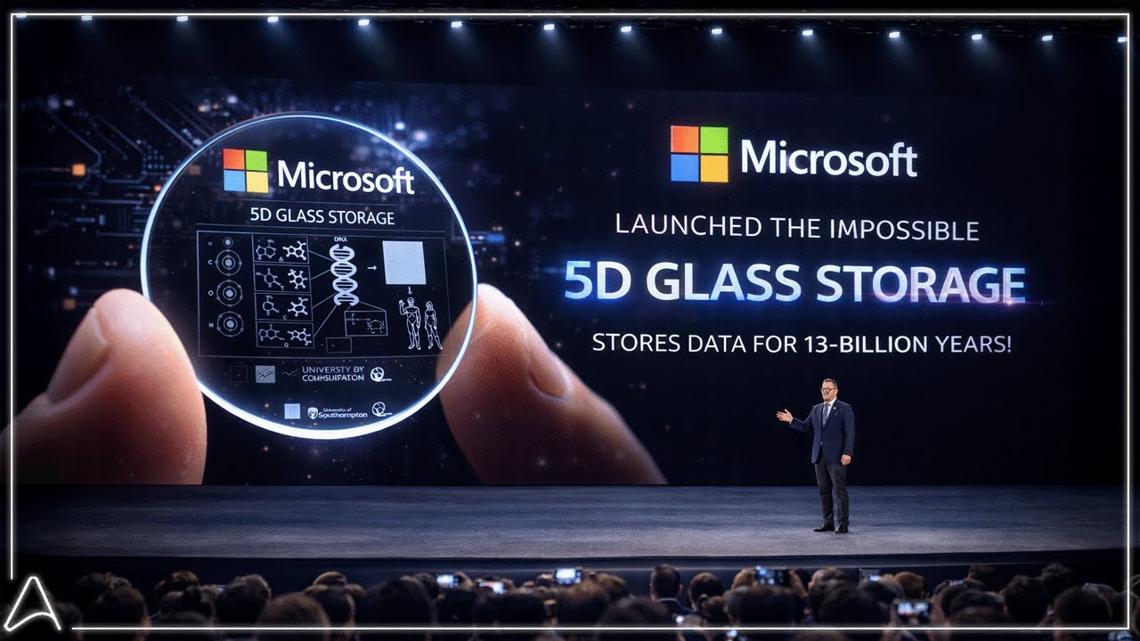 Microsoft's New 5D Glass &ldquo;Memory Crystal Storage&rdquo; Could Replace Hard Drives Forever!