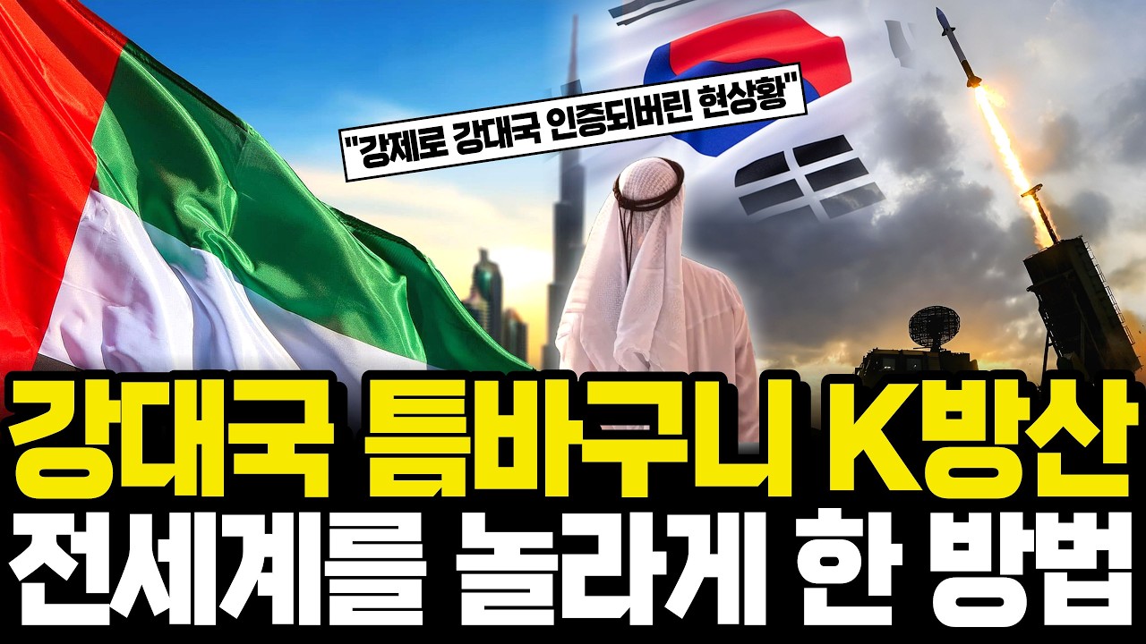 강제로 강대국이 되어버린 대한민국 | 두바이 하늘에서 96% 격추한 그 미사일의 정체