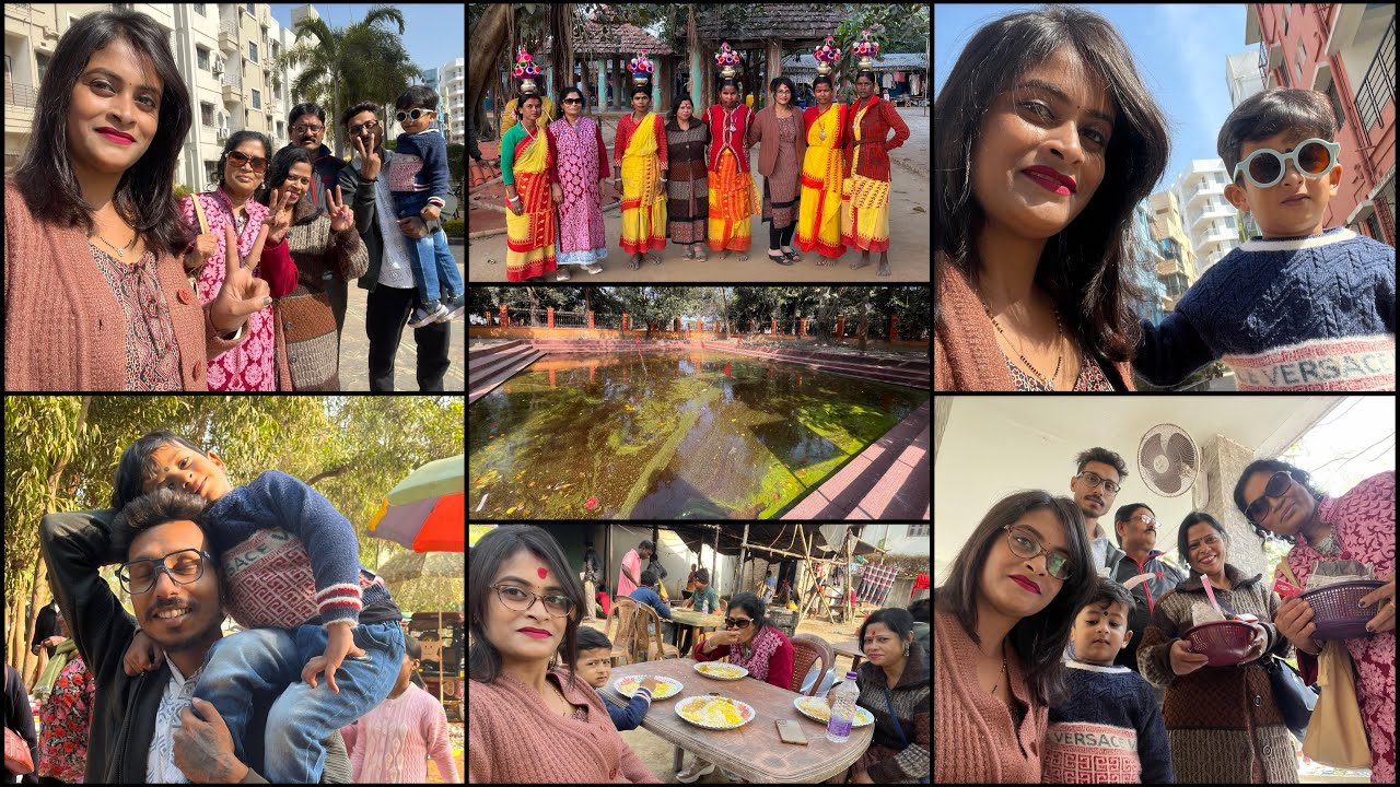 আজ শান্তিনিকেতনে Day2-তে আমরা যেখানে যেখানে গেলাম😍| Family Trip Day-2 | #vlog211 | @lubuzlife 
