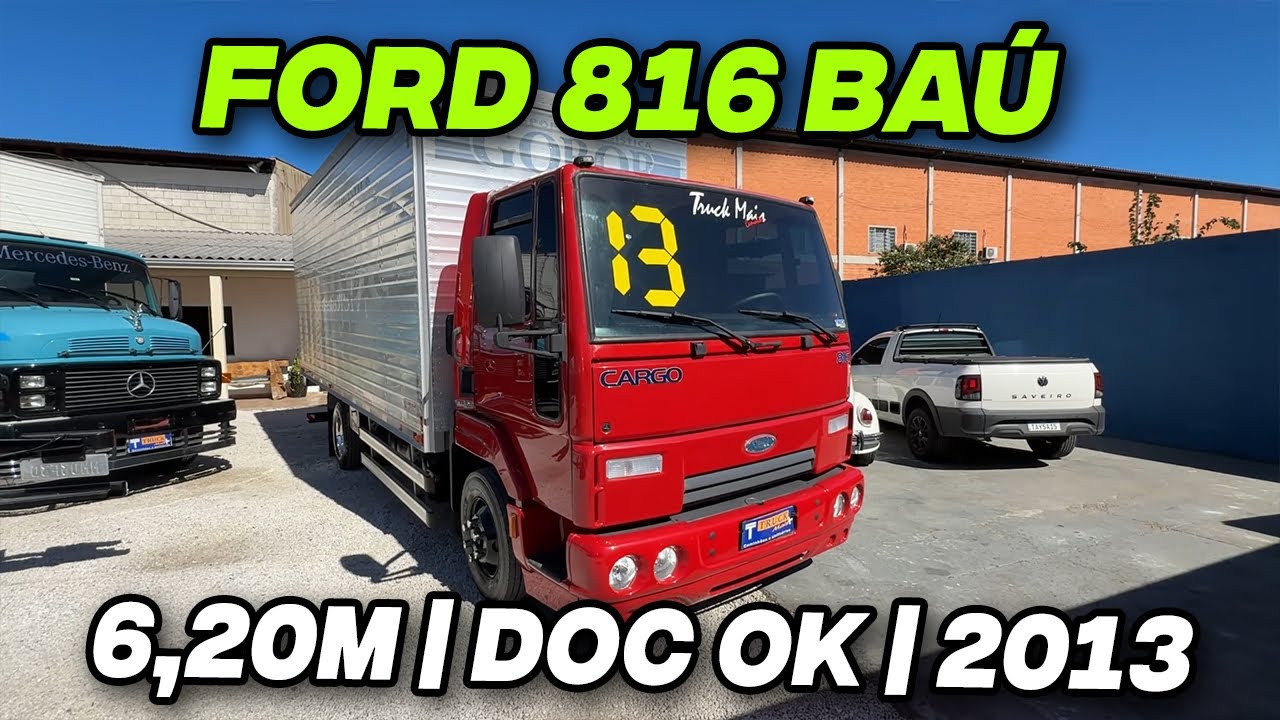 FORD CARGO 816 BAÚ vs CARROCERIA – Qual vale mais a pena?