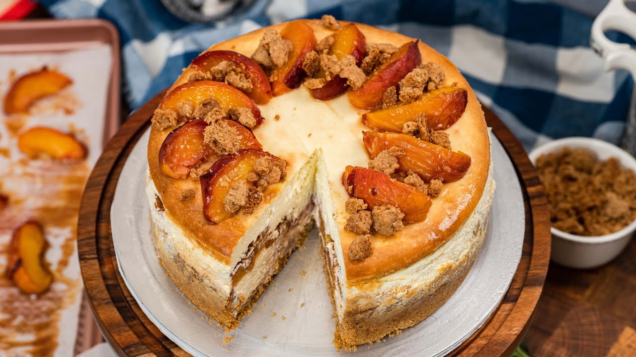 ЛУЧШИЙ ЧИЗКЕЙК С ПЕРСИКОЙ
