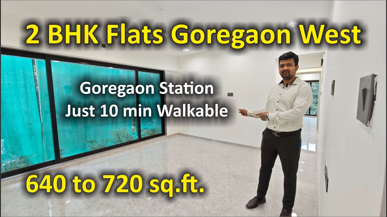 2 bhk & 4 bhk flats in Goregaon West I Station only 10 min walkable I Nearing possession