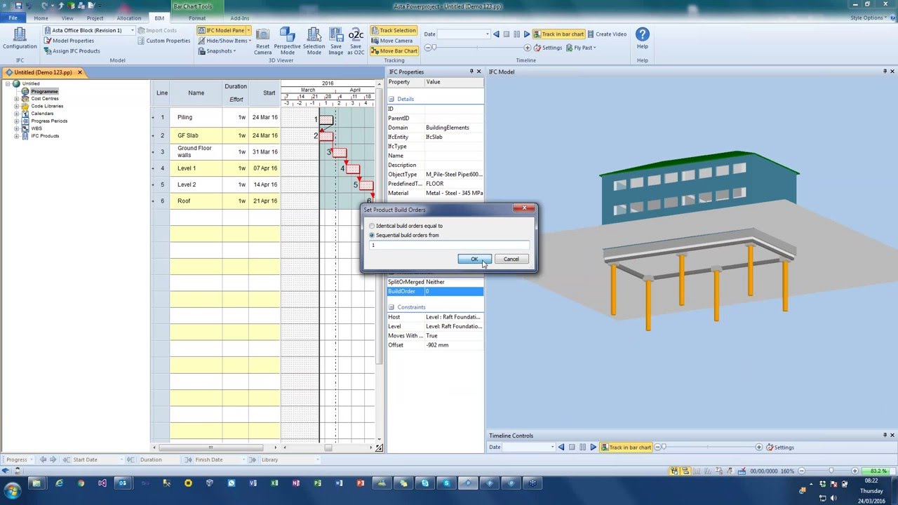 Asta Powerproject BIM – exciting developments in 4D planning!