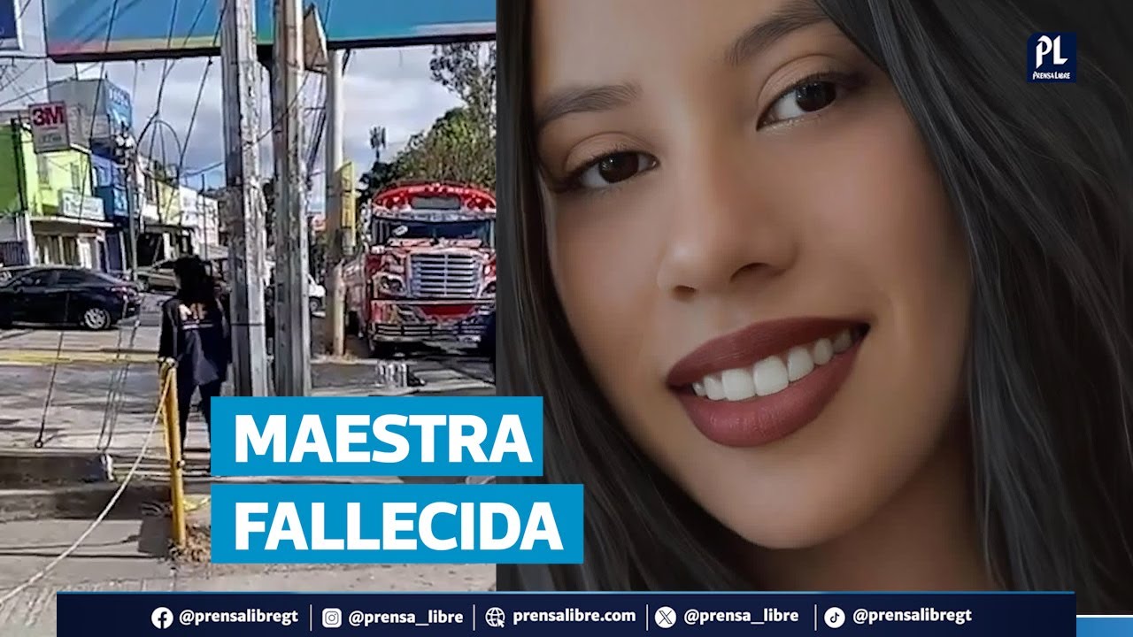 Identifican a maestra de preprimaria fallecida en ataque armado dentro de bus extraurbano en Mixco