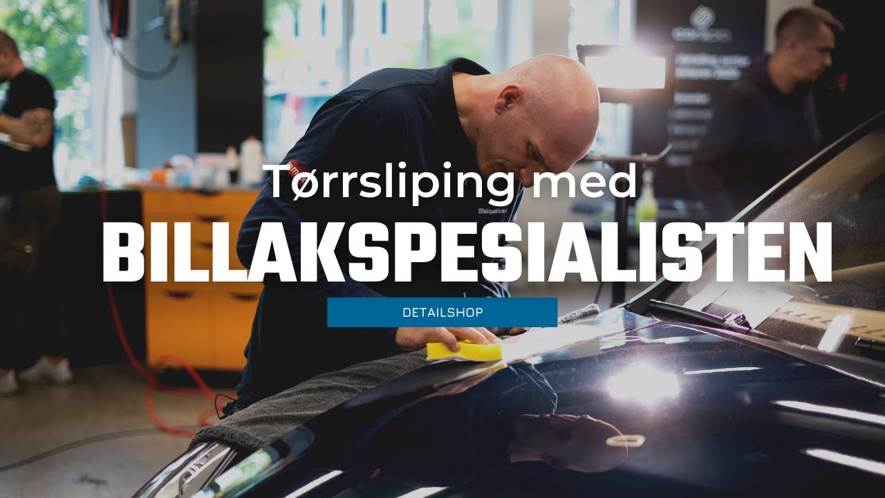 Utbedring av defekter i lakk - Tørrsliping med Billakkspesialisten: Del 2 (Praksis)