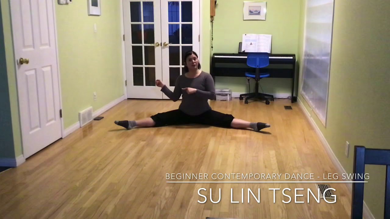 Beginner contemporary dance - leg swing