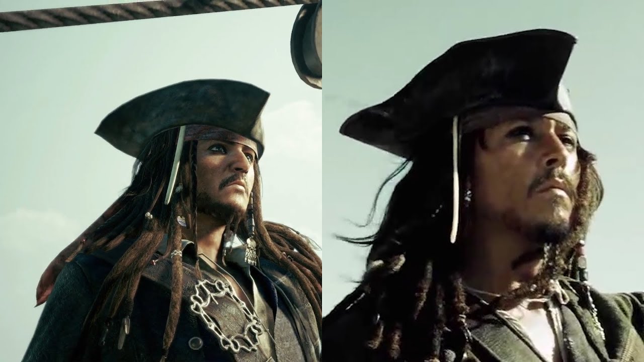 Kingdom Hearts 3 Pirates of the Carribean SIDE on SIDE Comparison 4K